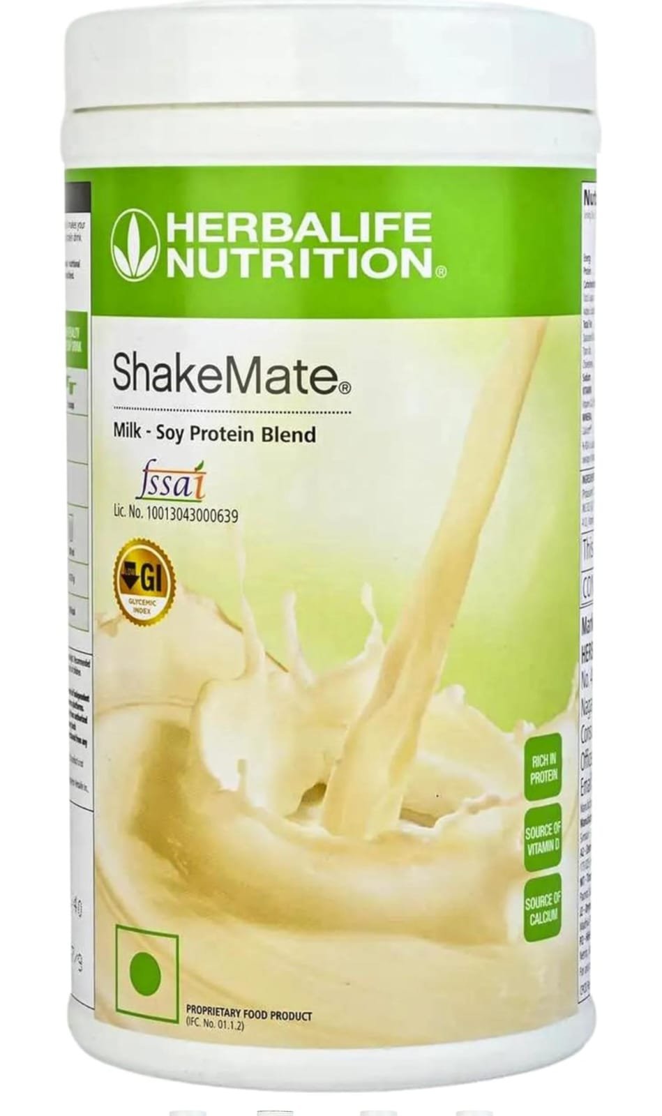 Herbalife Shakemate Vanilla – Protein-Rich, Low-Fat Delicious Add-On for Formula 1 Shake – 500g