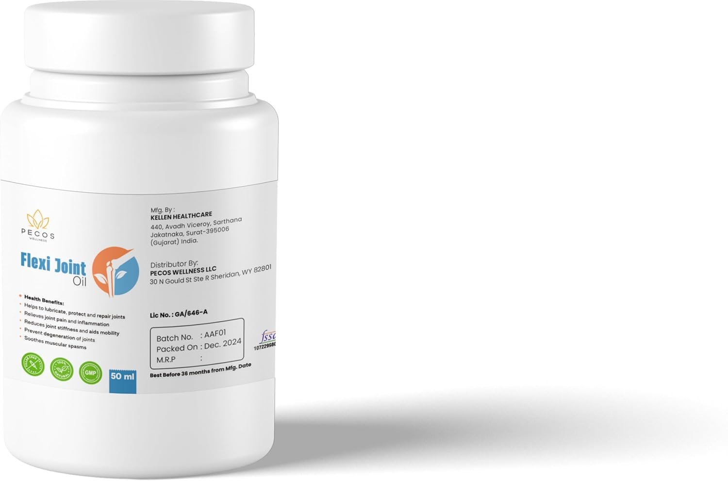 Flexi Joint Oil, Dietary Supplement