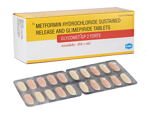 Glimepiride 2 mg+ Metformin 1000 mg