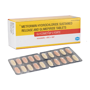 Glimepiride 2 mg+ Metformin 1000 mg