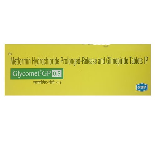 Glimepiride 0.5 mg+ Metformin 500 mg