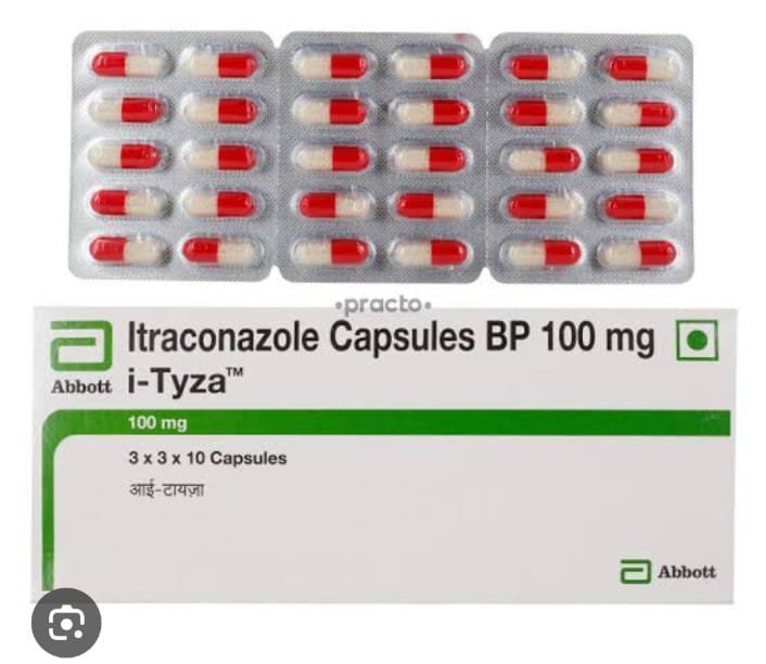 Itraconazole Capsules 100 mg